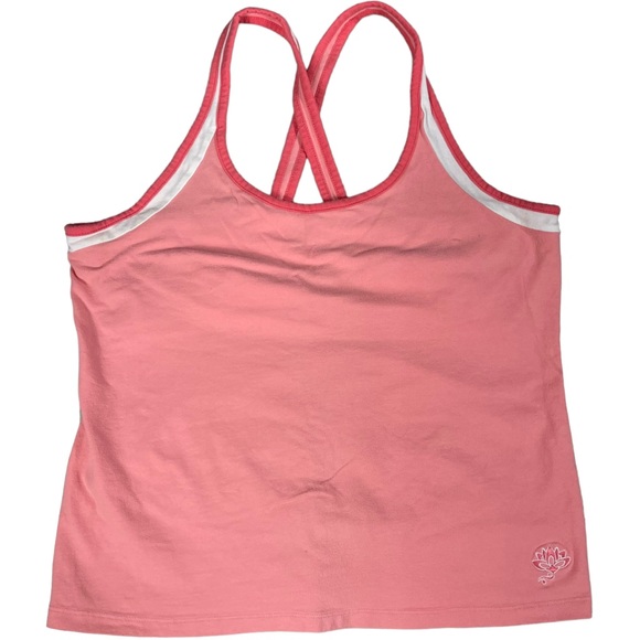 Prospirit peach shorts size medium, 2 tanks white & peach size Xl, 3 pieces - Picture 2 of 16